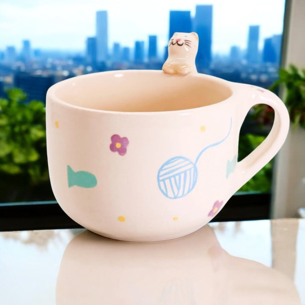 Taza gato 3D