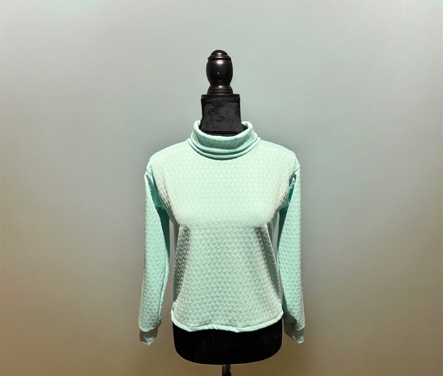 Blusa de cuello tipo suéter