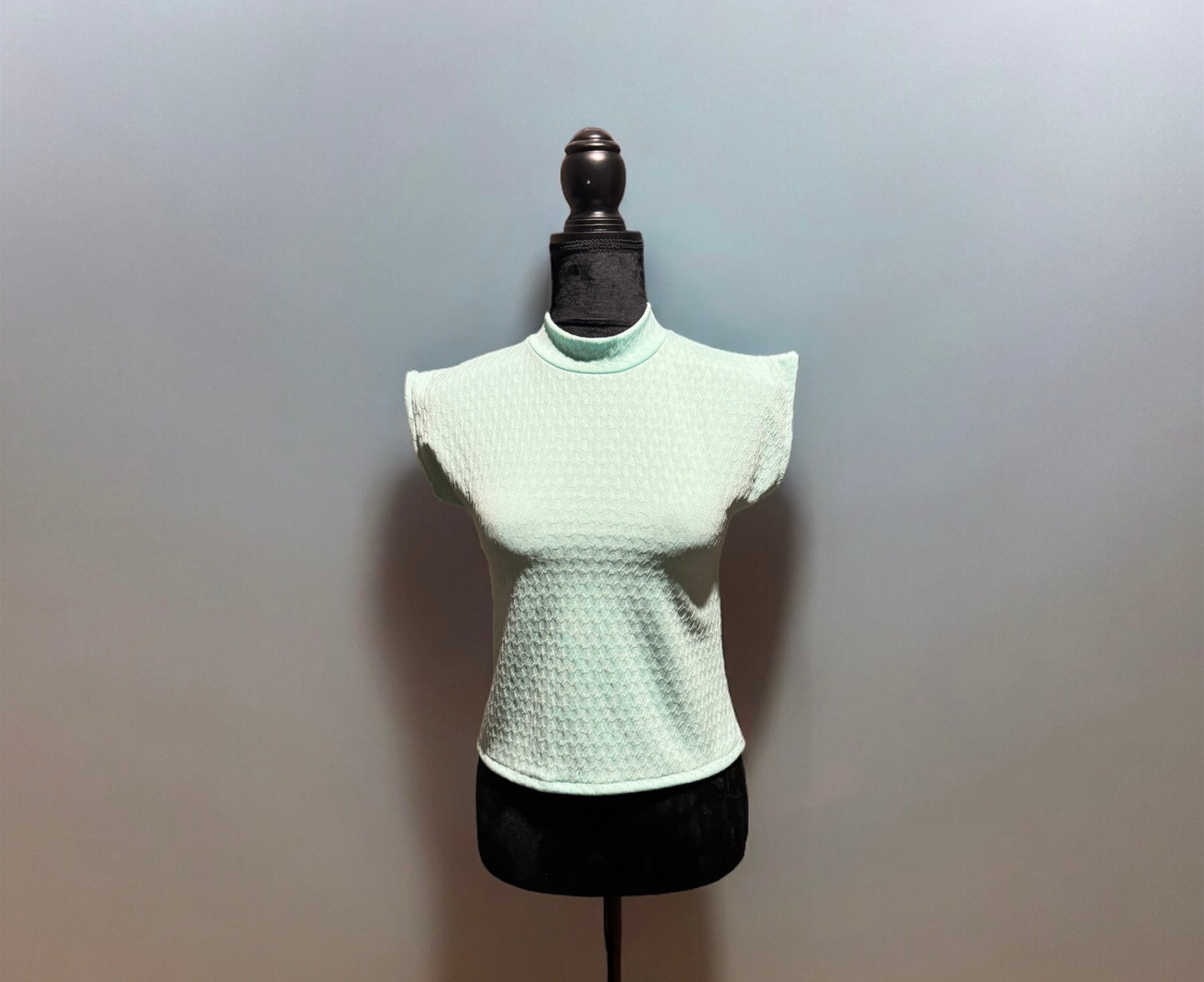 Blusa de cuello tipo tortuga