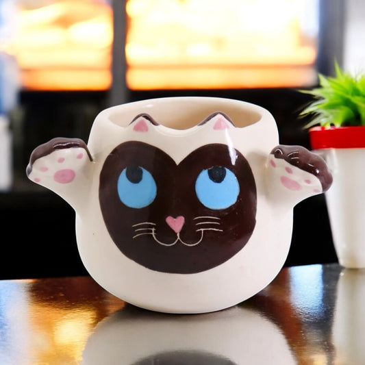 Taza gato siamés