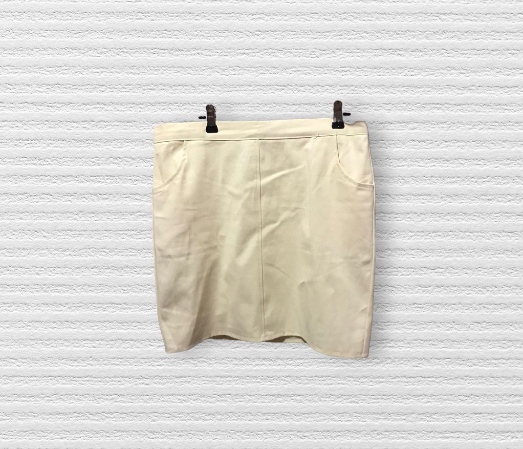 Falda tela gabardina