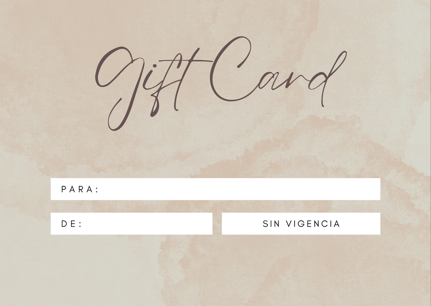 Tarjeta de Regalo Izza Leopard